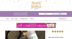 Desktop Screenshot of beautyjunkiesunite.com